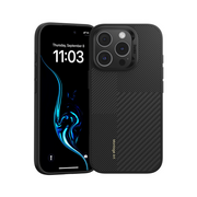 Benks Montage Magnetic Armor Pro Kevlar maska ​​s metalnim okvirom za iPhone 16 Pro crna