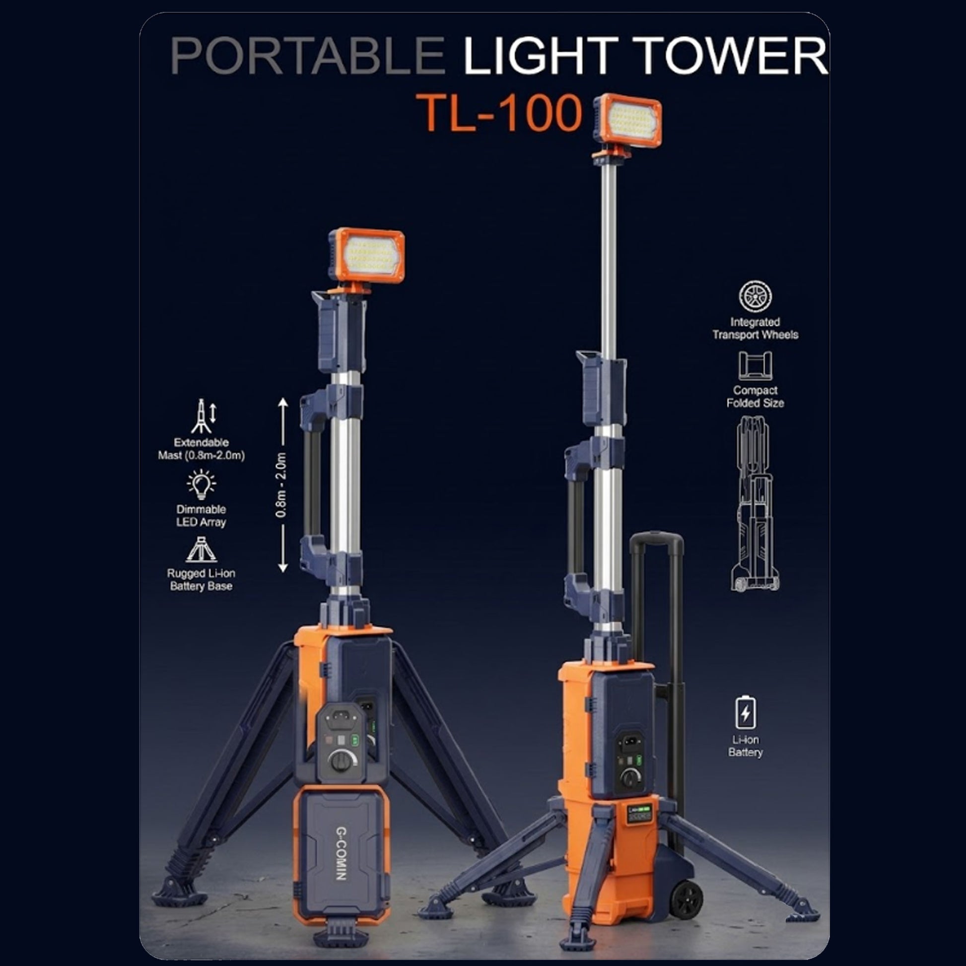 Mobilni svjetlosni toranj MST-100