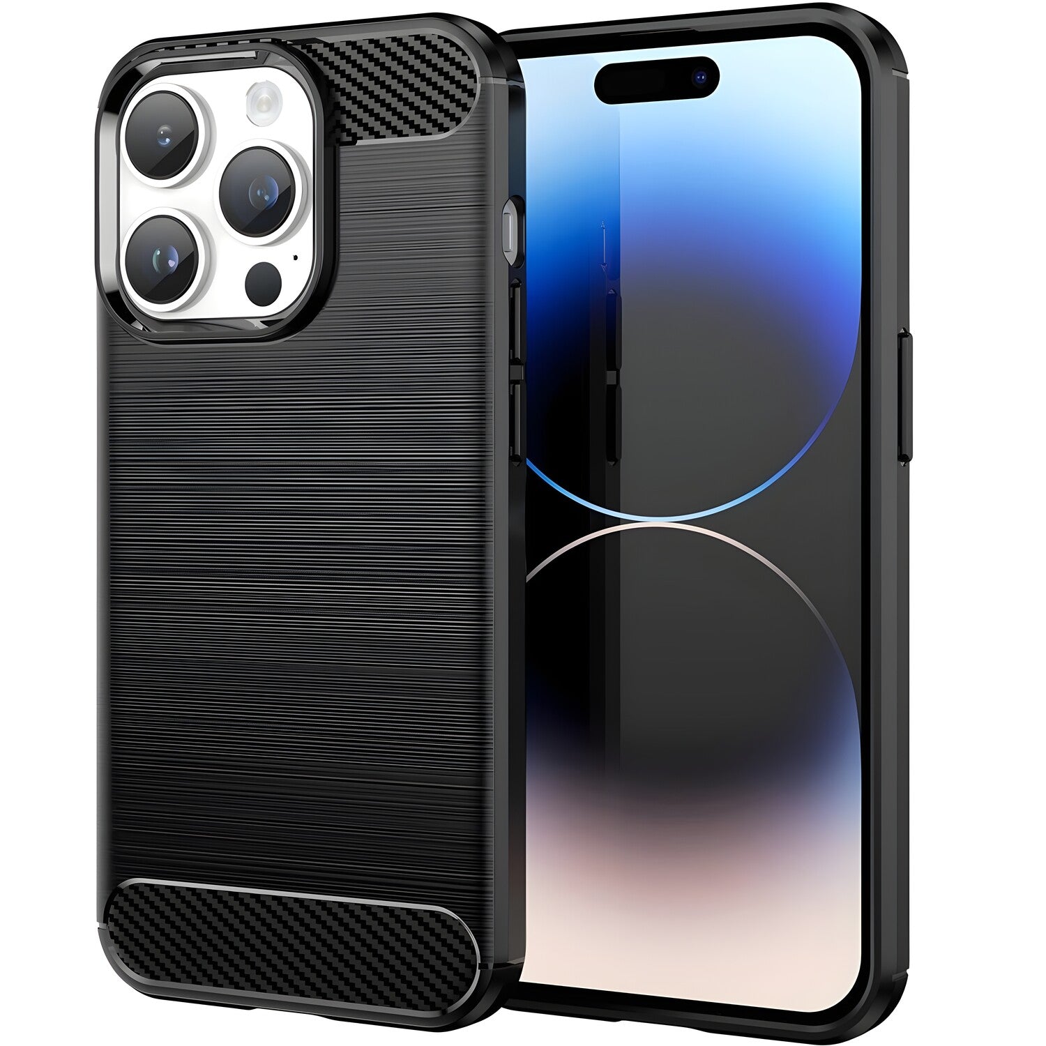 Futrola Carbon Shield TPU za Samsung Galaxy S25 Plus - Crna KP39815