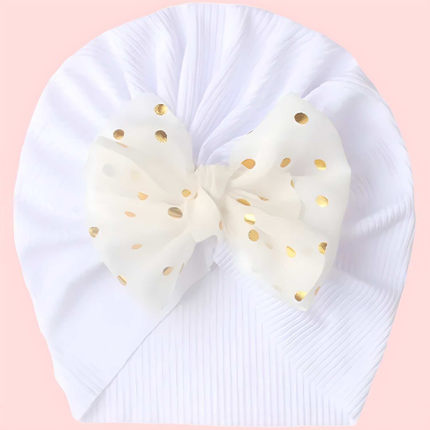 Dječja turban kapa JO-38208 - Bijela KP38208