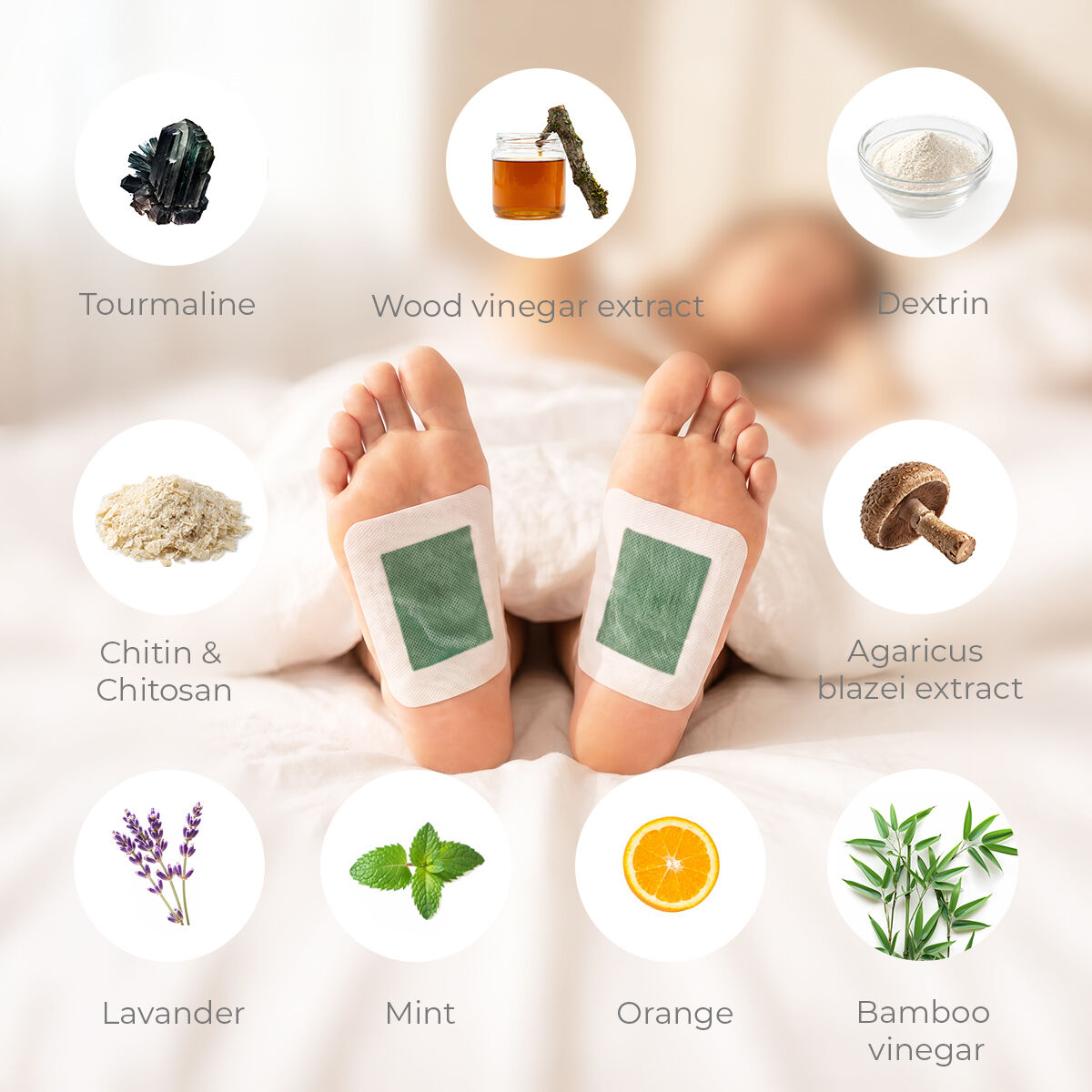 Detoksifikacijski Flasteri za Stopala Essences InnovaGoods 30 kom.