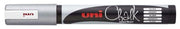 Marker Uni pwe-5m kreda srebrni