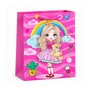 Poklon vrećica Girl Fashion 30 × 42 cm – 4 modela Model 04