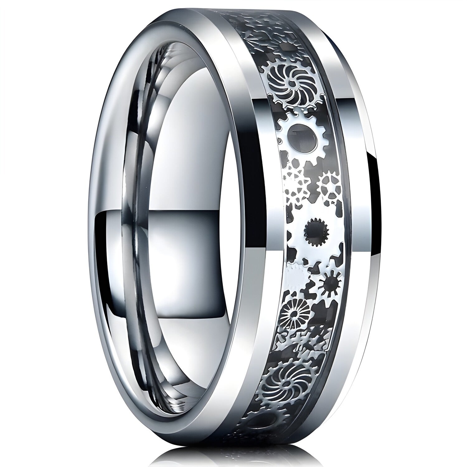 Prsten Wheels - Srebrna/57mm KP32388