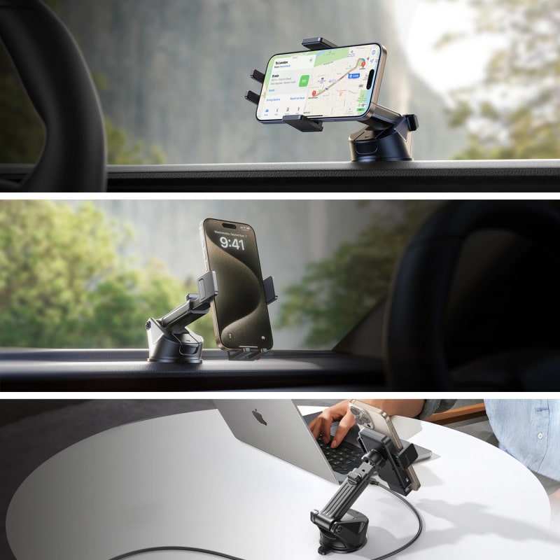 Bežični auto punjač Joyroom JR-ZS241S 15W crni