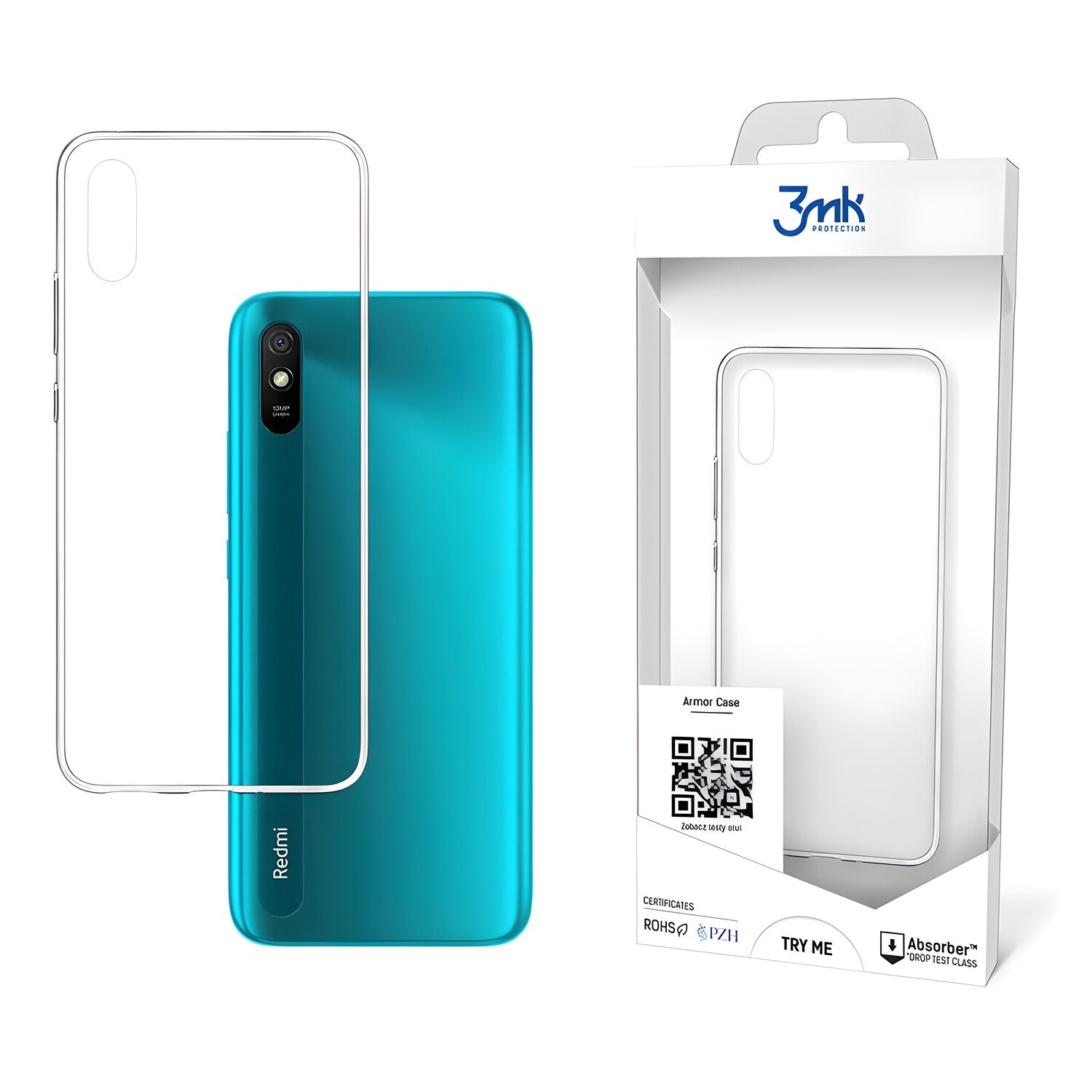 3mk Armor Case futrola za Xiaomi Redmi 9A/Redmi 9AT - Prozirna KP23428