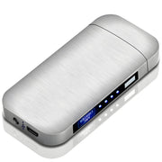Električni upaljač s USB punjenjem TO-25708 - Srebrna KP25708