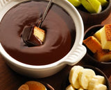 Rozi fondue set "Chocolatiere" za topljenje čokolade
